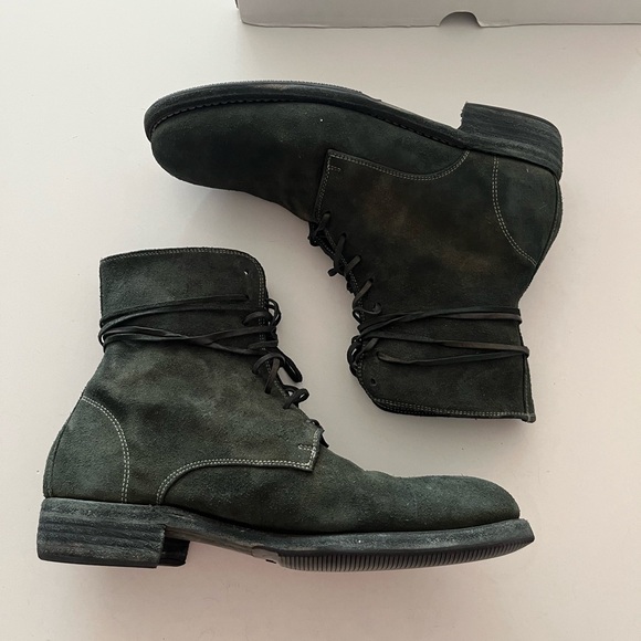 Guidi 995 Reverse Calfskin Lace Up Boots - Picture 1 of 10